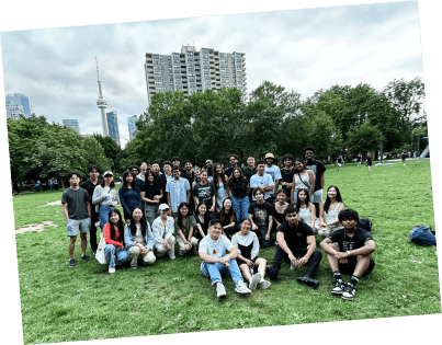Ivey Tech Club students exploring Toronto together